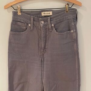 Madewell Women's Perfect Vintage Crop - Purple Grey
